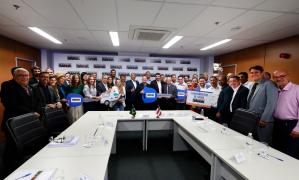 Reunião com o prefeito de Serra Preta. Foto: Joá Souza/GOVBA