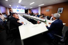 Reunião com o prefeito de Serra Preta. Foto: Joá Souza/GOVBA