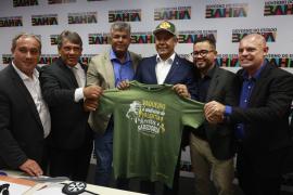 Reunião com o prefeito de Serra Preta. Foto: Joá Souza/GOVBA