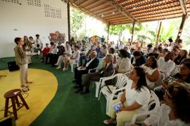 Coletiva de imprensa do lançamento da Exposição Fatumbi. Foto Matheus Landim/GOVBA 