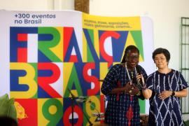 Coletiva de imprensa do lançamento da Exposição Fatumbi. Foto: Matheus Landim/GOVBA