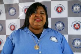 Na foto, Elisângela Santana, psicóloga. Workshop PM. Foto: Yasmin Ribeiro/GOVBA 