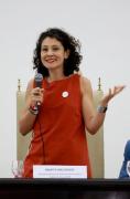 Na fato, a secretária Nacional de Políticas sobre Drogas do MJSP, Marta Machado. PRONASCI Juventude. Foto: Feijão Almeida/GOVBA