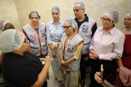 Visita às instalações de cozinha comunitária beneficiada pelo Bahia Sem Fome. Foto: Wuiga Rubini/GOVBA 