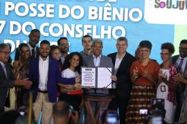 Abertura da Semana da Política de Juventude e posse do CEJUVE. Foto: Matheus Landim/GOVBA