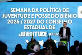 Abertura da Semana da Política de Juventude e posse do CEJUVE. Foto: Matheus Landim/GOVBA