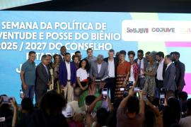 Abertura da Semana da Política de Juventude e posse do CEJUVE. Foto: Matheus Landim/GOVBA