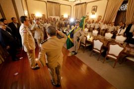 PMBA realiza cerimônia de transmissão de cargos. Foto: Matheus Landim/GOVBA