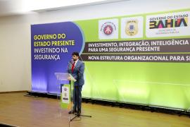 Sanção da lei que cria novos comandos regionais e cargos para a Polícia Militar da Bahia. Foto: Wuiga Rubini/GOVBA