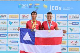 Felipe Santiago e Pedro Ribas Natação. Foto: Maurício Viana/GOVBA