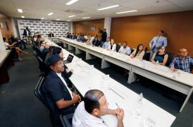 Reunião com prefeito de Jandaíra. Foto: Amanda Ercília/GOVBA