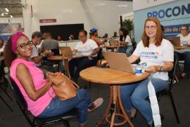 Na foto, Joselia Pereira. Procon em Movimento. Foto: Cleomário Alves/SJDH