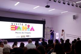 Na foto João Nou cofundador e CEO da Just Travel. Foto: Matheus Landim/GOVBA