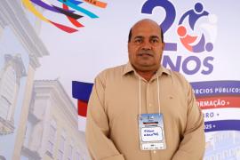 Edson Arantes, presidente do consórcio de saúde de Ilhéus. 20 Anos da Lei dos Consórcios Públicos. Foto: Amanda Ercília/GOVBA 