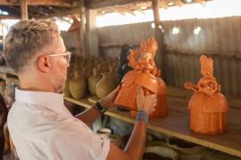Escultura de Iansã. Fotos: Lucas Rosário/Secult-BA