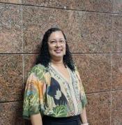 Na foto, professora Cristiane. Foto: Acervo pessoal