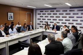 Reunião com a Prefeita de Conceição do Almeida. Fotos: Wuiga Rubini/GOVBA 