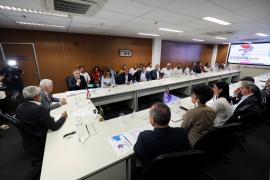 Reunião com o prefeito de Jeremoabo. Foto: Matheus Landim/GOVBA