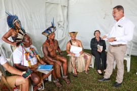 Seagri no Acampamento Terra Livre. Foto: Tiago Dantas/Seagri