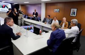 Anúncio sobre lançamento do edital para patrocínio do carnaval 2026. Foto: Joá Souza/GOVBA