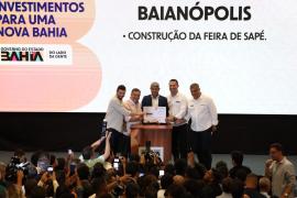 Autorização de convênios para obras em diversos municípios baianos. FotoS: Wuiga Rubini/GOVBA 