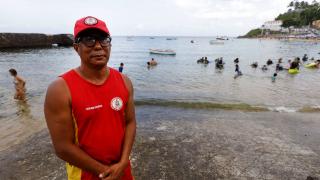 Emerson Patrício, tenente Corpo de Bombeiros. Operação Verão. Foto: Joá Souza/GOVBA