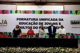 Formatura Unificada da Educação de Jovens e Adultos do ensino médio. Fotos: Wuiga Rubini/GOVBA