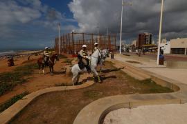 Cavalaria da Polícia Militar auxilia policiais na prevenção de furtos e roubos durante Operação Verão 2025/26