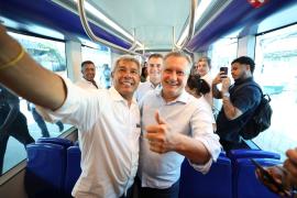 Obra do Governo do Estado, VLT faz primeira viagem-teste e marca avanço na mobilidade da capital baiana