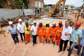 Macrodrenagem dos rios Jaguaribe e Mangabeira avança e alcança 80% de execução