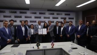 Audiência com o prefeito de Teixeira de Freitas. Foto: Joá Souza/GOVBA