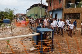 Vistoria das obras de macro e microdrenagem na Cidade Baixa 