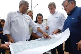 Vistoria das obras de macro e microdrenagem na Cidade Baixa 