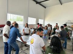 Intercâmbio em Santanópolis.  Foto: Jurema Raquelo