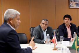 Reunião com prefeito de Simões Filho. Foto: Wuiga Rubini/GOVBA