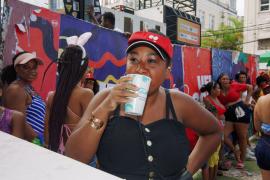 Ponto de hidratação no Campo Grande. Foto: Tom Rodrigues/GOVBA