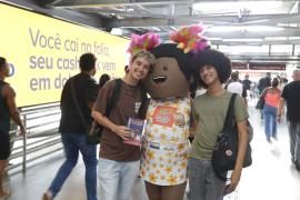 Metrô recebe ações de proteção social de crianças e adolescentes no Carnaval. Foto: Joá Souza/GOVBA