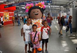 Metrô recebe ações de proteção social de crianças e adolescentes no Carnaval. Foto: Joá Souza/GOVBA