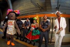 Metrô recebe ações de proteção social de crianças e adolescentes no Carnaval. Foto: Joá Souza/GOVBA