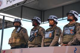 PMBA no Carnaval da Bahia 2026. Foto: Ícaro Soares/GOVBA 