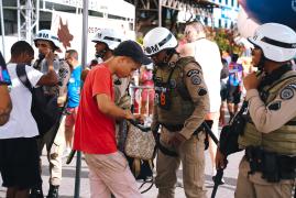 PMBA no Carnaval da Bahia 2026. Foto: Ícaro Soares/GOVBA 