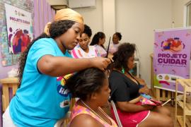 Projeto Cuidar de Quem Cuida. Foto: Thuane Maria/GOVBA 