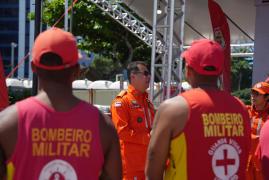 Corpo de Bombeiros reforça prevenção no último dia de Carnaval