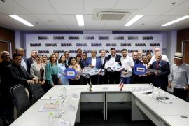  Reunião com prefeito de Valente. Foto: Joá Souza/GOVBA