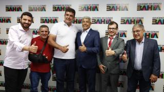 Audiência com o prefeito de Iguaí. Foto: Feijão Almeida/GOVBA 