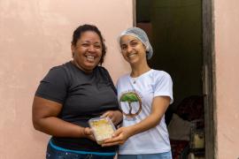 Comida no Prato na Associação da Jaqueira. Foto: André Frutuôso/CAR