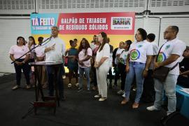 Galpão Resíduos Recicláveis. Foto: Amanda Ercília/GOVBA