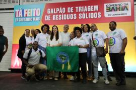 Galpão Resíduos Recicláveis. Foto: Amanda Ercília/GOVBA