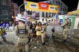 Policiamento no Pelô. Foto: Amanda Ercília/GOVBA