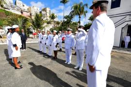 No Distrito Naval, Governo do Estado e Marinha do Brasil celebram o 2 de Julho com o hasteamento da bandeira